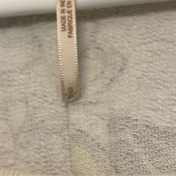 Free People Go On Oversized Floral Sweatshirt Oversized Boho slouchy cotton S - Picture 9 of 10